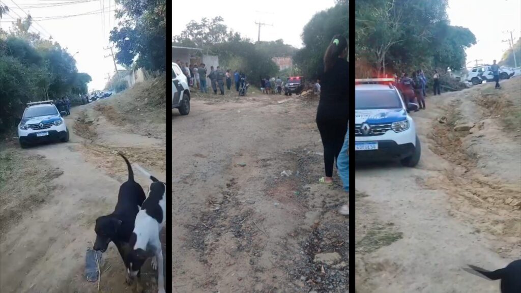 PM isolou área onde dois adolescentes foram mortos no Bairro das Laranjeiras, Jacaraípe, Serra-ES