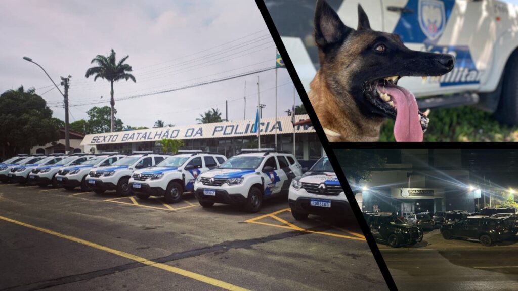 Polícia Militar arrocha diversas biqueiras em diferentes bairros na Serra Polícia Militar apreende drogas em ações contra o tráfico na Serra