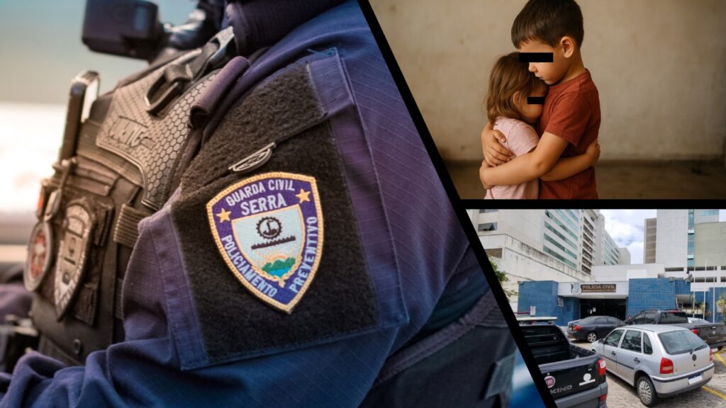 Pai é preso em flagrante após crianças serem encontradas em situação de abandono na Serra Pai é preso após crianças serem encontradas em situação de abandono na Serra.