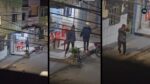 Momento que traficantes tocam terror em um comercio no Bairro das Laranjeiras, em Jacaraípe.