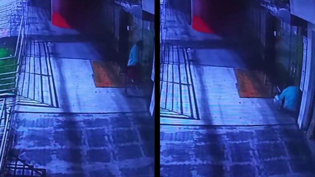 Vídeo: câmera flagra ladrões invadindo estúdio de beleza e fazendo a limpa na Serra Vídeo: câmera de segurança flagra ladrões invadindo estúdio de beleza e fazendo a limpa na Serra