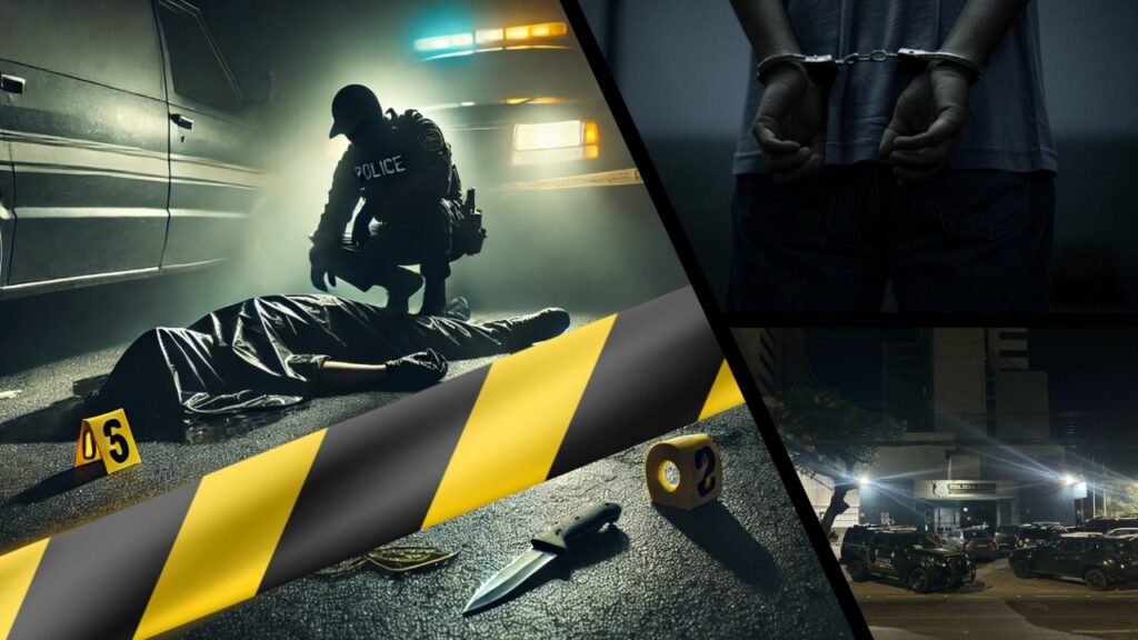 DHPP Serra prende indivíduo acusado de matar homem a facada em Nova Carapina Confusão em bar termina em assassinato a facadas na Serra