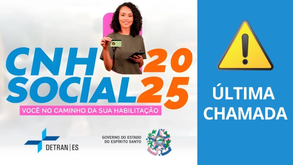 Última chamada: não perca a chance de se inscrever no programa CNH Social