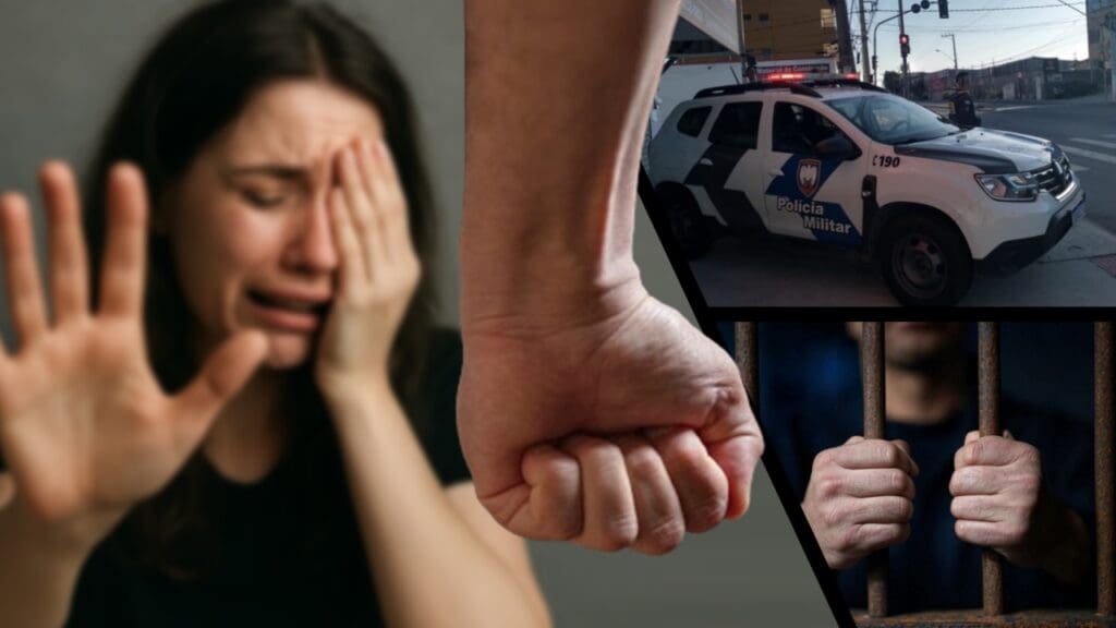 Homem é preso após agredir e aterrorizar companheira e filho na Serra Sujeito é preso após agredir e ameaçar a companheira e filho na Serra