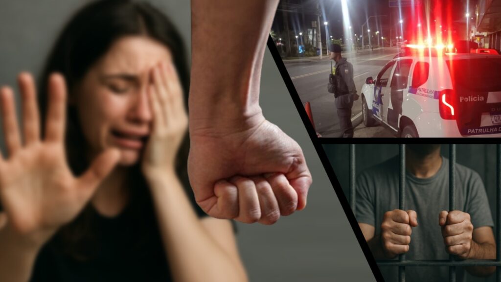 Sujeito é preso após ameaçar companheira e resistir à ação da PM na Serra