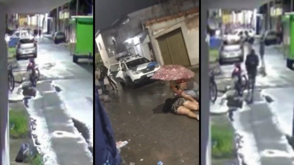 Vídeo: viatura da PM estava na esquina durante ataque em distribuidora na Serra Viatura da PM estava na esquina durante ataque a tiros que deixou mortos na Serra.