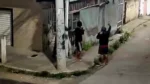 Traficantes fazendo selfie com armas durante guerra do tráfico no bairro José de Anchieta II, na Serra