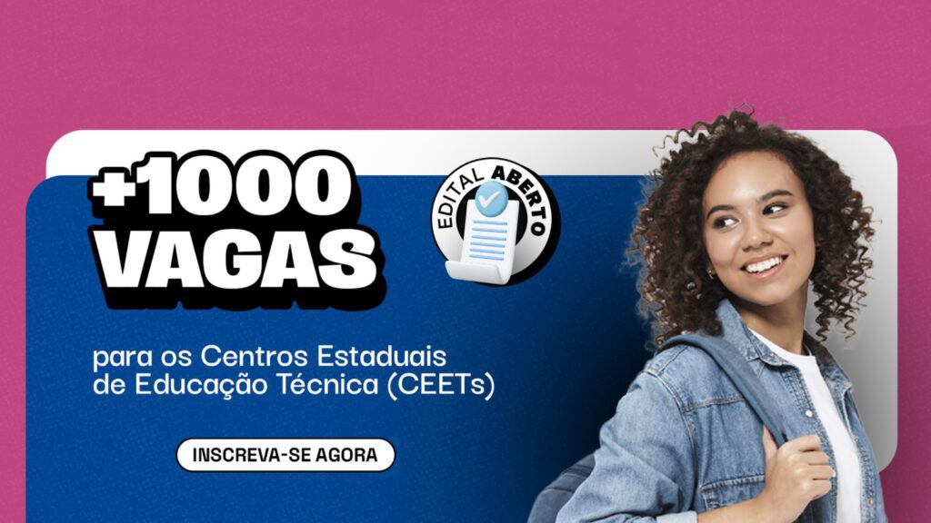 CEETs abrem mais de mil vagas gratuitas em cursos técnicos no Espírito Santo