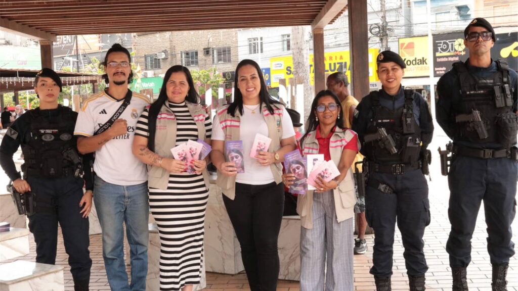 Cariacica realiza ação de conscientização contra violência à mulher em Campo Grande Cariacica realiza ação de conscientização contra violência à mulher em Campo Grande