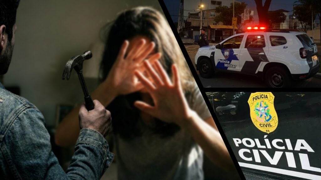 Discussão entre casal termina com mulher morta a marteladas e casa incendiada na Serra