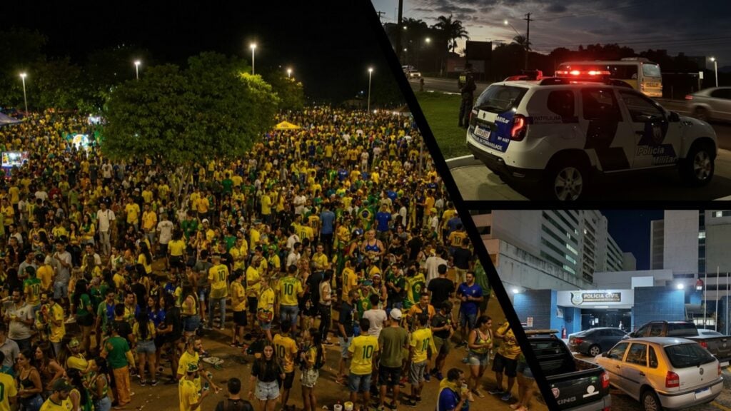 Festa em praça termina em confronto com PM e tiros na Serra