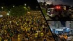 Festa em praça termina em confronto com PM e tiros na Serra